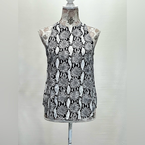 ALC Python print ANISE halter neck tank top size 4. - Picture 7 of 15